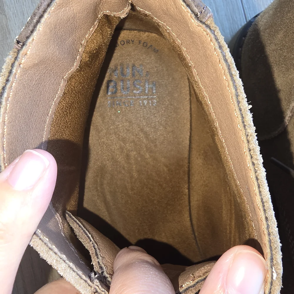 Nunn Bush Men's Chukka Boots Size 10.5 Camel Lancaster Plain Toe Ankle Shoe